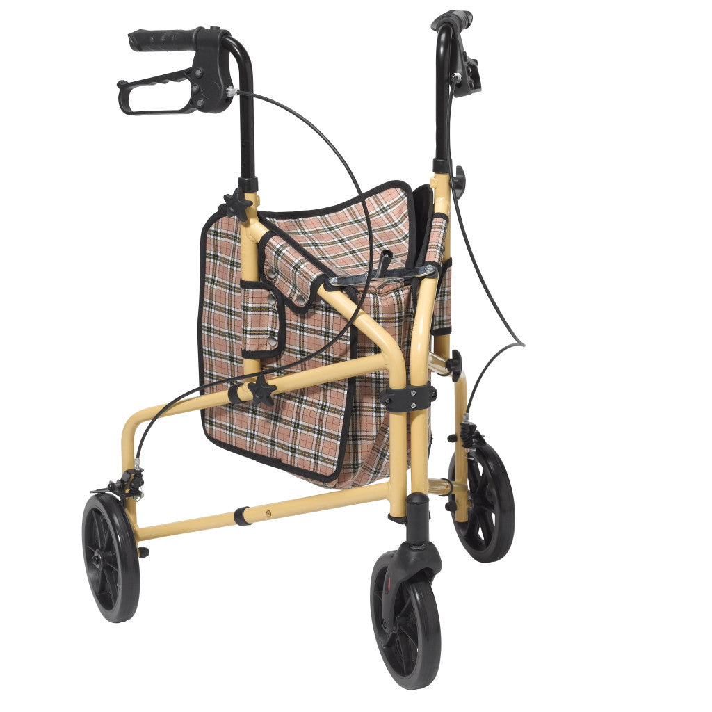Lightweight Drive Medical Winnie Lite Supreme 3-Wheel Rollator available at Care Made Canada.